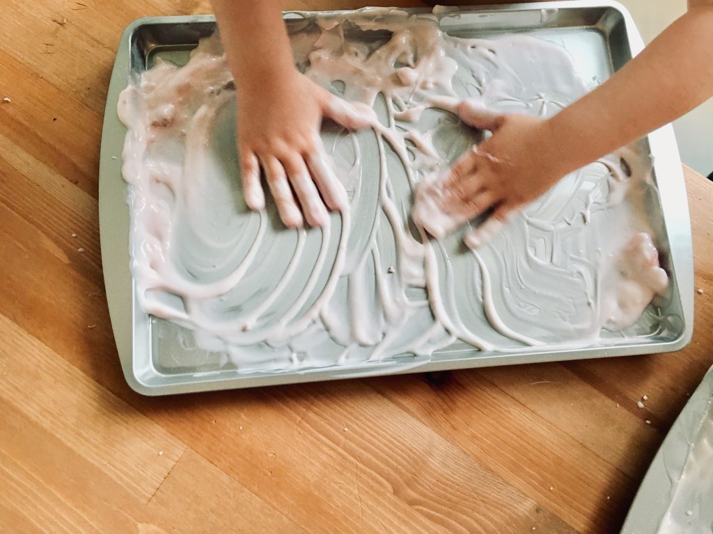 Cookie Sheet Sensory Baby and Toddler Play Activity