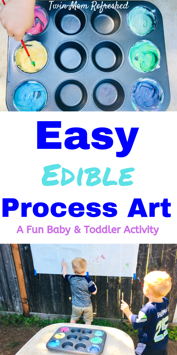 Body Paint Process Art - Busy Toddler