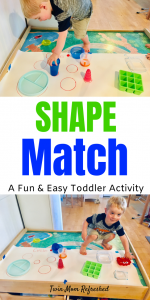 Preschool Shape Toddler Activity - Twin Mom Refreshed