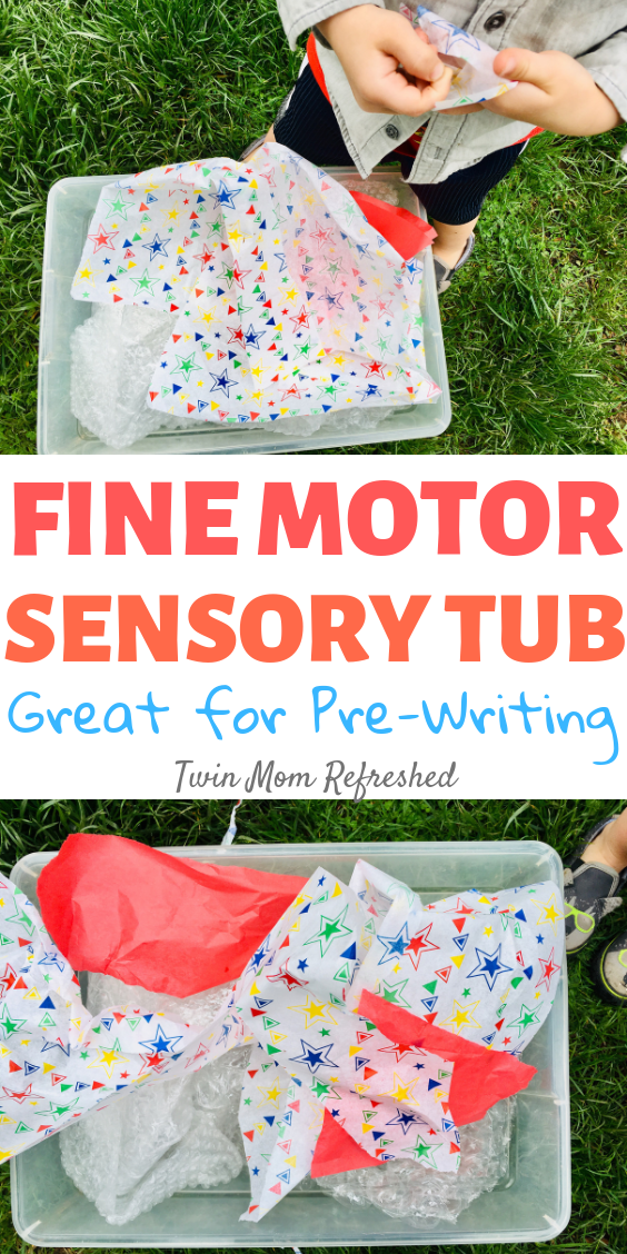 Fine Motor Sensory Tub