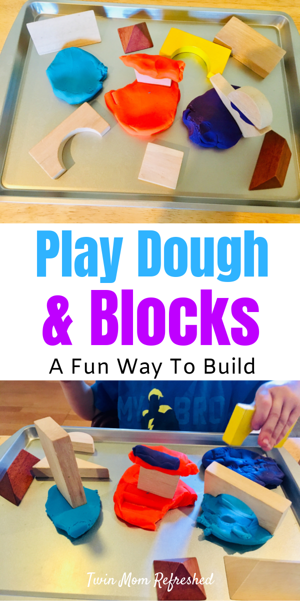 Play dough And Blocks Activity - Twin Mom Refreshed