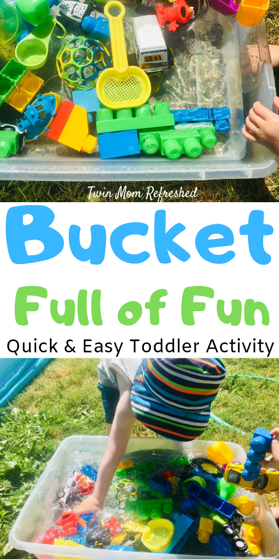 Sensory Bin With Toys And Water - Twin Mom Refreshed