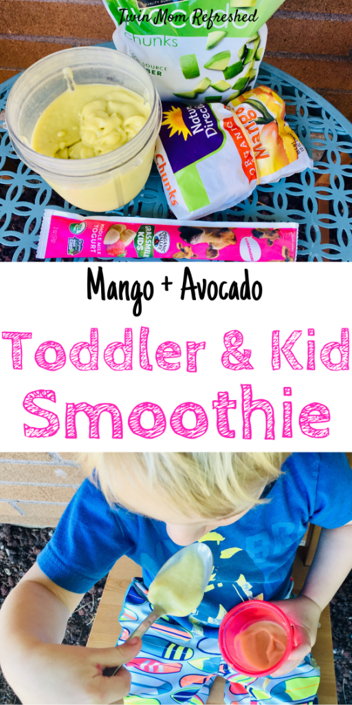 Avocado Mango Smoothie Recipe for Toddlers and Kids