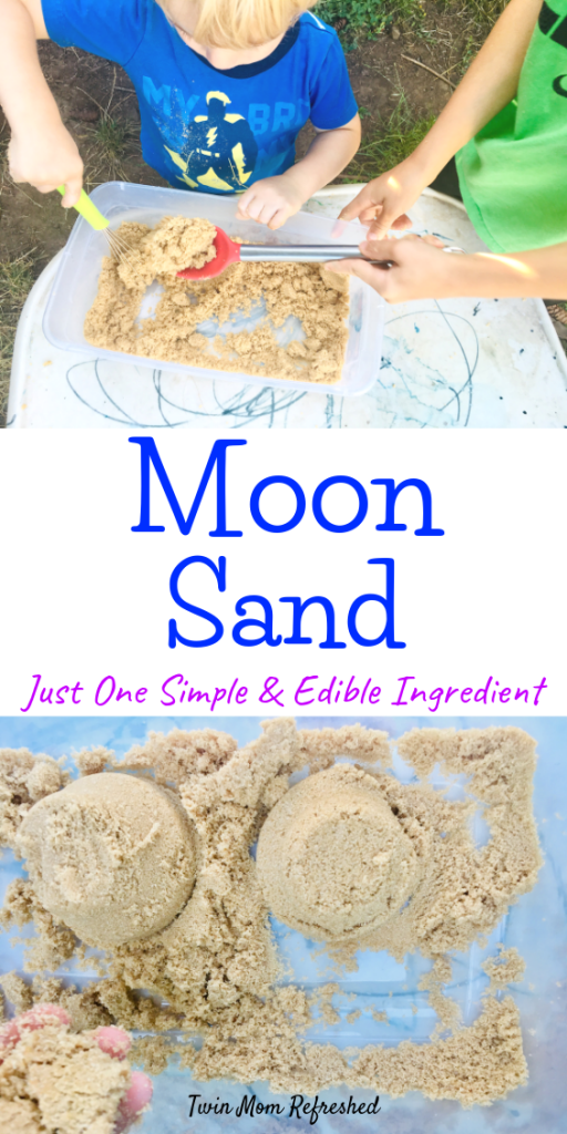 Easy and Edible Moon Sand