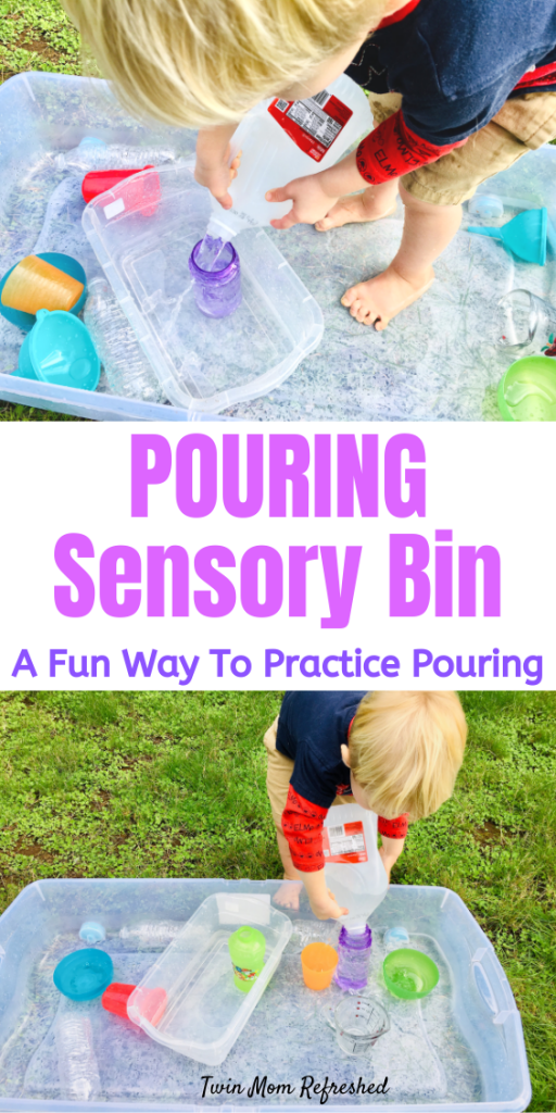 Pouring Sensory Bin