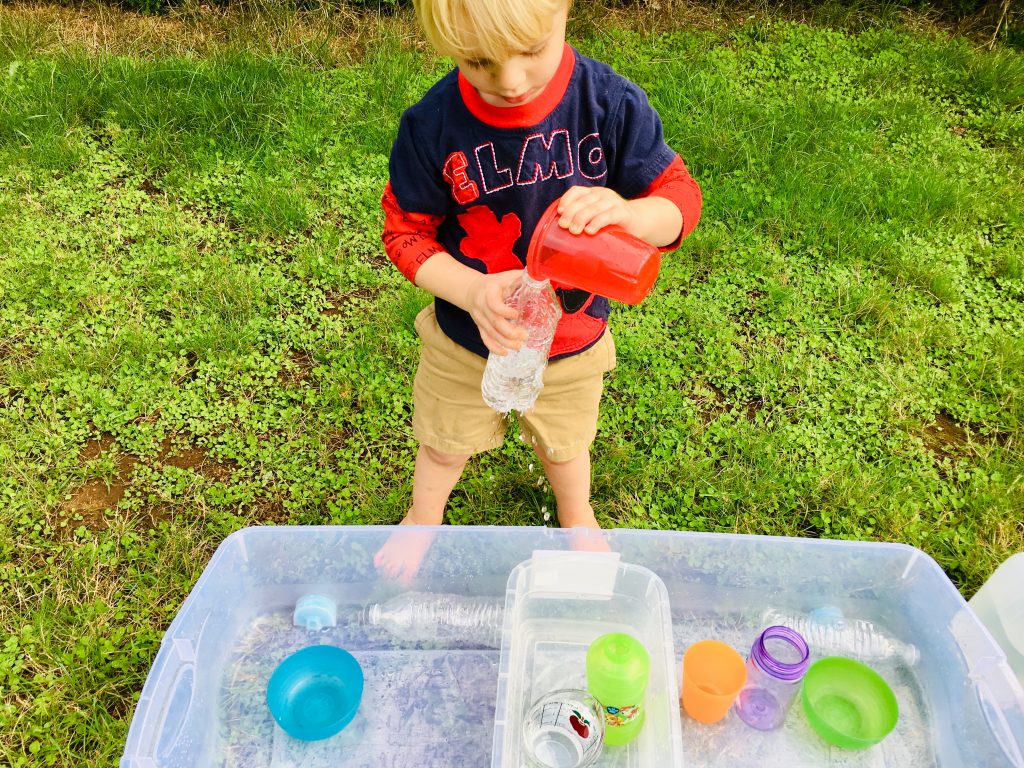 Pouring Toddler Activity