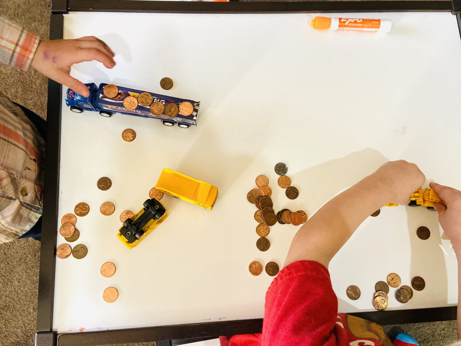 Penny and Trucks STEM Activity - Twin Mom Refreshed