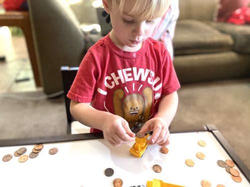 Penny and Trucks STEM Activity - Twin Mom Refreshed