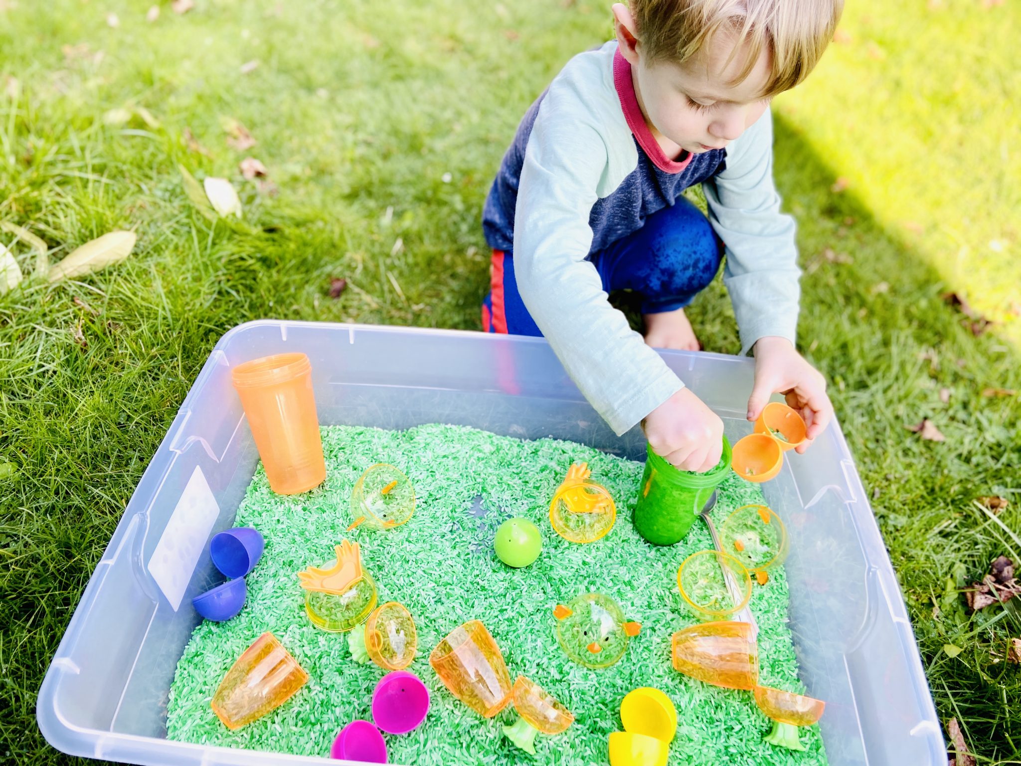 Easter Sensory Bins For Toddlers - Twin Mom Refreshed