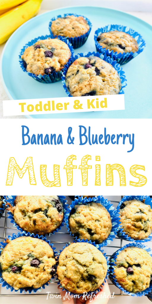 Healthy Banana Blueberry Muffin Recipe