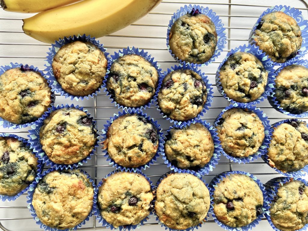 Banana Blueberry Muffin Recipe