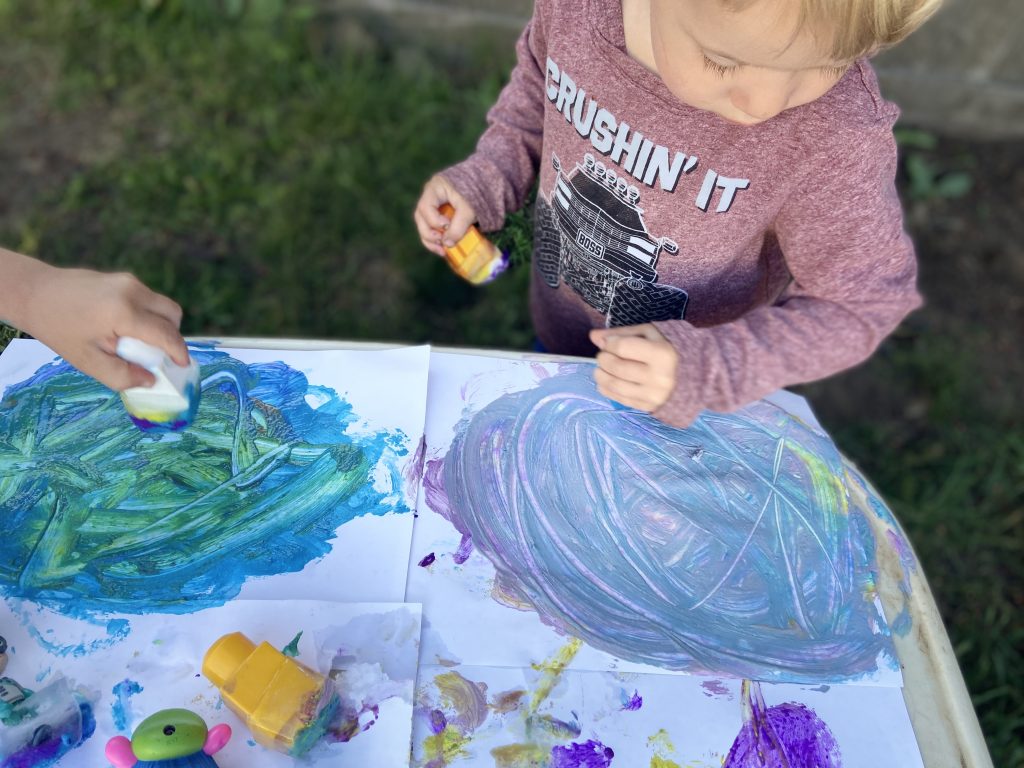 Ice Painting Toddler Activity - Twin Mom Refreshed