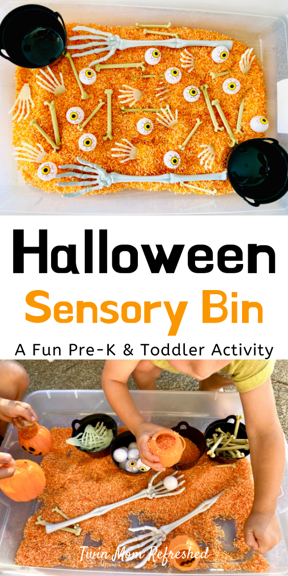 Halloween Sensory Bin - Twin Mom Refreshed