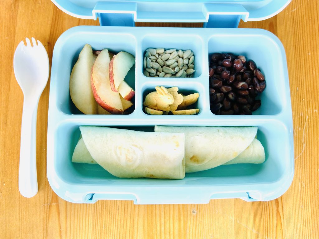 Lunch for my kids 🧀 #lunch #macncheese #chicken #fruit #treat #bento, Omie Lunchbox