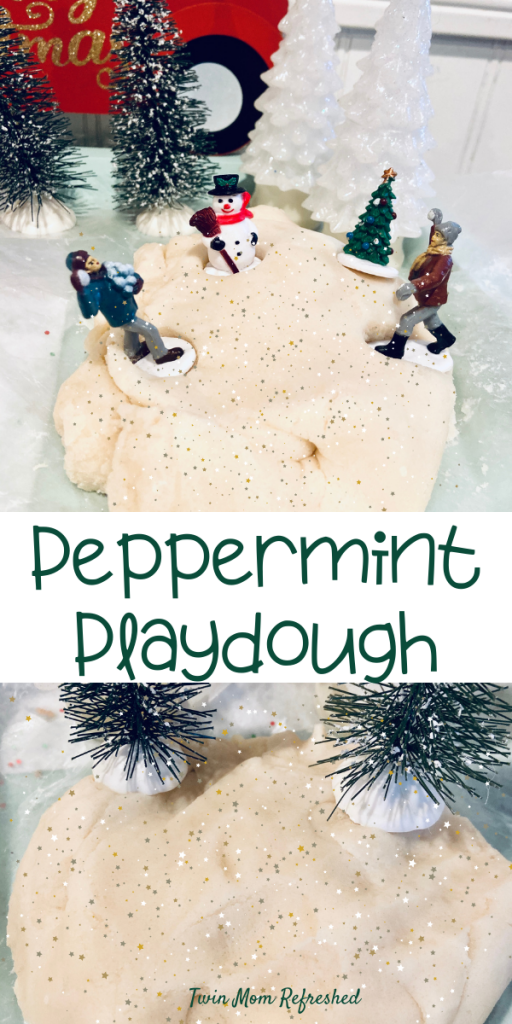 peppermint playdough