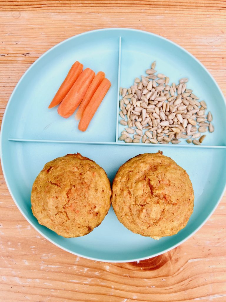 healthy carrot muffins for toddlers